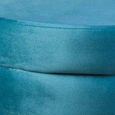 Butopêa Taburet židle s úložným prostorem, modře barvy