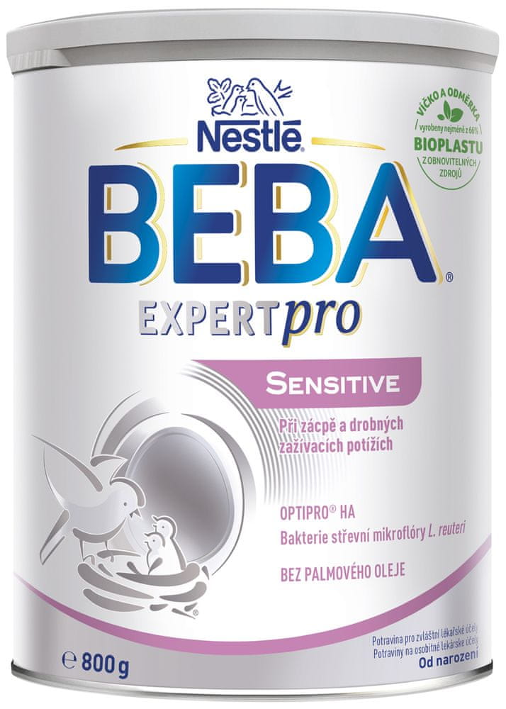 BEBA EXPERTpro SENSITIVE při zácpě a drobných zažívacích potížích, od narození, 800 g