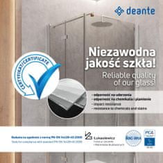 Deante Kerria plus nero sprchové dveře bez stěnového profilu, 80 cm (KTSWN42P)
