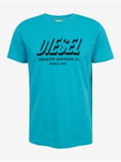 Diesel Tyrkysové pánské tričko Diesel Diegos M