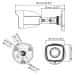 Hikvision HiWatch turbo HD kamera HWT-B150-M/ Bullet/ rozlišení 5Mpix/ objektiv 2,8mm/ krytí IP66/ IR až 20m/ kov