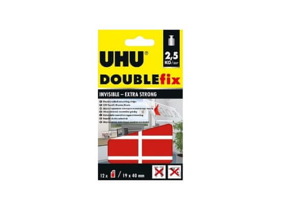 UHU DOUBLEfix Invisible 19 mm x 40 mm