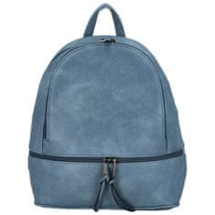 Urban Style Trendový dámský koženkový batůžek Alako, světle modrá