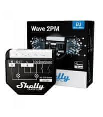 Shelly Shelly Qubino Wave 2PM - spínací modul s měřením spotřeby 2x 10A (Z-Wave)
