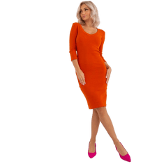 RUE PARIS Dámské šaty Kim RUE PARIS tmavě oranžové RV-SK-5579.71_400430 S
