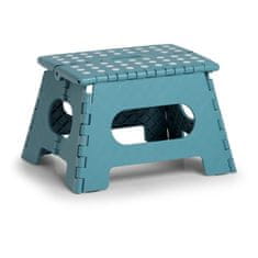 Zeller Protiskluzová skládací stolička, modrozelená, 35 x 28 x 22 cm