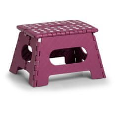 Zeller Protiskluzová skládací stolička, fialová, 35 x 28 x 22 cm