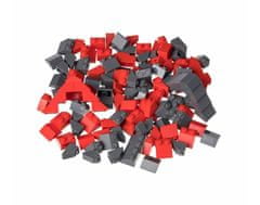 L-W Toys Kreativní set střešní prvky červená a tmavě šedá
