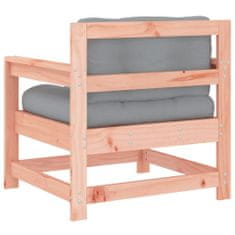shumee Zahradní židle s poduškami 2 ks masivní dřevo douglasky