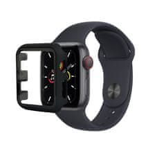 KOMA Ochranný kryt s tvrzeným sklem pro Apple Watch 44 mm (Series 4,5,6 a SE), černá