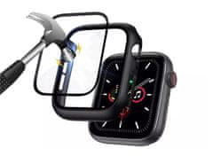KOMA Ochranný kryt s tvrzeným sklem pro Apple Watch 44 mm (Series 4,5,6 a SE), transparentní