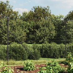 Vidaxl Drátěný plot antracitový 1,4 x 10 m pozinkovaná ocel