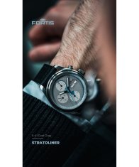 FORTIS Hodinky F2340015 Pánské automatické hodinky, WERK 17 testováno ve stratosféře, rezerva chůze 60 h