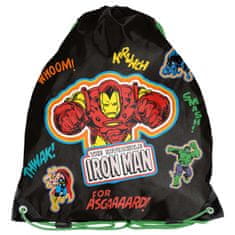 Paso Školní set tříkomorový batoh + vak na záda Iron Man