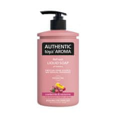 TOMIL Authentic toya aroma tekuté mýdlo s dávkovačem 400ml Cranberries&Nectarine [2 ks]