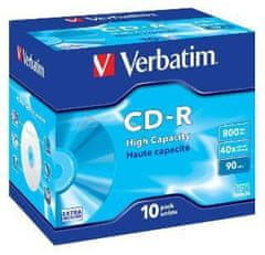 Verbatim CD-R disky 800 MB 40x 10 ks.