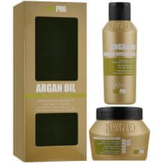 INNA Argan Oil Special Care - regenerační sada na vlasy,intenzivně hydratuje a vyživuje vlasy, posiluje a regeneruje vlasovou strukturu, 2x100ml