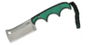 CR-2383 MINIMALIST Cleaver nůž na krk 5,4 cm, černo-zelená, Micarta, plastové pouzdro, šňůrka