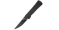 CRKT CR-2903 HISSATSU Black kapesní taktický nůž 9,9 cm, celočerný, G10