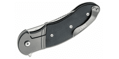 CRKT CR-K300KXP HOOTENANNY BLACK SILVER kapesní nůž 8,5 cm, černá, ocel, GRN