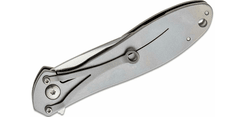 CRKT CR-K456XXP EROS LARGE SILVER kapesní nůž 7,2 cm, celoocelový