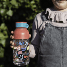 QUOKKA , Dětská láhev Ice 430 ml | květiny