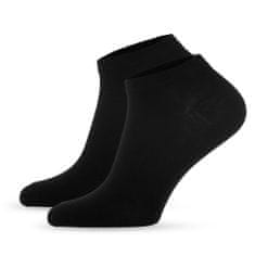 SOKKO 3x pánské bavlněné ponožky 42-44 - černá