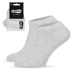 SOKKO Pánské bavlněné ponožky 45-47 - šedé