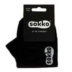 SOKKO 6x dámské bavlněné ponožky 36-38 - černá