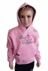 R-SPEKT Dětská mikina s kapucí Lady Carper pink, 140