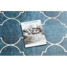 eoshop ANDRE mycí kobereček 1181 Marocká mřížka protiskluz - modrý (Velikost: 160x220 cm)