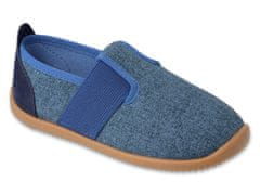 Befado chlapecká obuv SOFTER 901Y015 modrá, kožená stélka, velikost 34