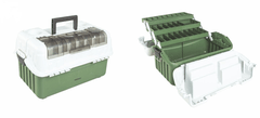 Mistrall Mistrall rozkládací kufřík na bižuterii, zelený, 440 x 250 x 180 mm 