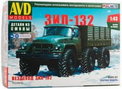 AVD Models ZIL-132 terénní nákladní vozidlo, Model Kit 1533, 1/43