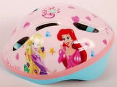 Volare Cyklistická přilba Disney Princess - bílá růžová - 52-56 cm