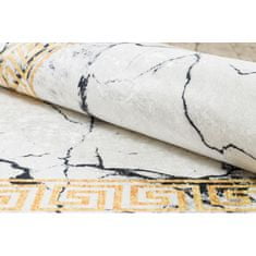 eoshop ANDRE mycí kobereček 1126 Mramor, řecký protiskluz - bílá / zlato (Velikost: 160x220 cm)