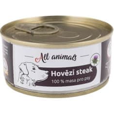 All Animals konz. pro psy hovězí steak 100g