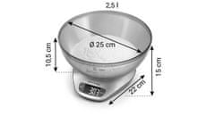 Tescoma Digitální kuchyňská váha s mísou GrandCHEF 5,0 kg