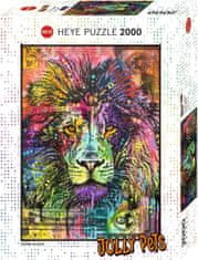 Heye Puzzle Jolly Pets: Lví srdce 2000 dílků