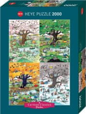 Heye Puzzle Cartoon Classics: Čtyři roční období 2000 dílků