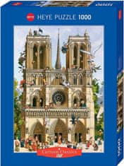 Heye Puzzle Cartoon Classics: Ať žije Notre Dame 1000 dílků