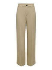 ONLY Dámské kalhoty ONLFLAX Straight Fit 15301200 Tannin (Velikost 34/32)