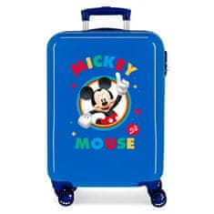 Joummabags Luxusní dětský ABS cestovní kufr MICKEY MOUSE Azul, 55x38x20cm, 34L, 2031721