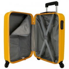 Joummabags Sada ABS cestovních kufrů ROLL ROAD FLEX Ochre, 55-65-75cm, 584946D