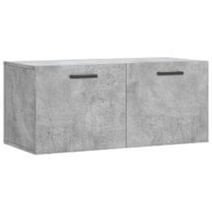 Vidaxl Nástěnná skříňka betonově šedá 80x36,5x35 cm kompozitní dřevo