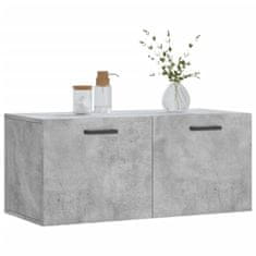 Vidaxl Nástěnná skříňka betonově šedá 80x36,5x35 cm kompozitní dřevo