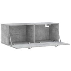 Vidaxl Nástěnná skříňka betonově šedá 100x36,5x35 cm kompozitní dřevo