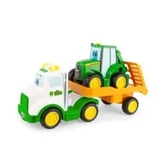 John Deere JD Kids - Traktor Johnny s tahačem 37 cm