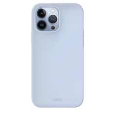 UNIQ UNIQ Lino Hue silikonový kryt iPhone 13 Pro Max, modrý Modrá
