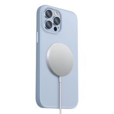 UNIQ Lino Hue kryt s MagSafe pro iPhone 13 Pro Max Modrá
